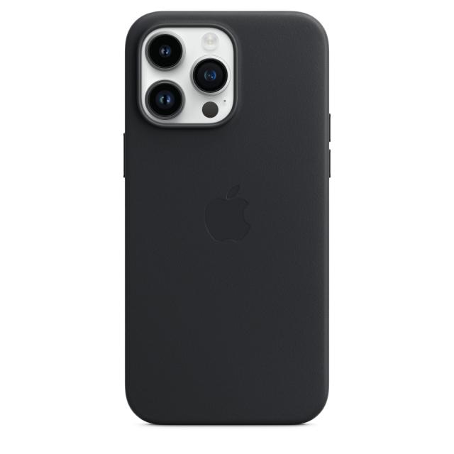 Калъф Apple iPhone 14 Pro Max Leather Case with MagSafe - Midnight