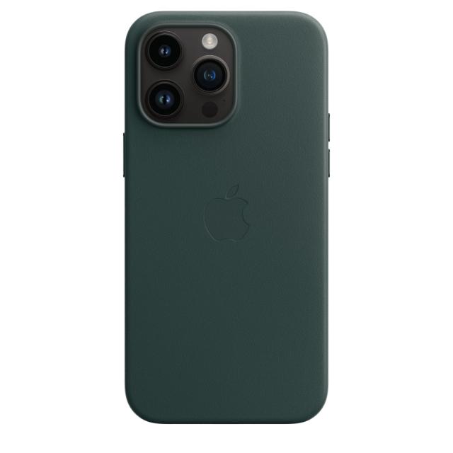 Калъф Apple iPhone 14 Pro Max Leather Case with MagSafe - Forest Green
