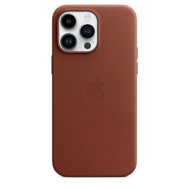 Калъф Apple iPhone 14 Pro Max Leather Case with MagSafe - Umber