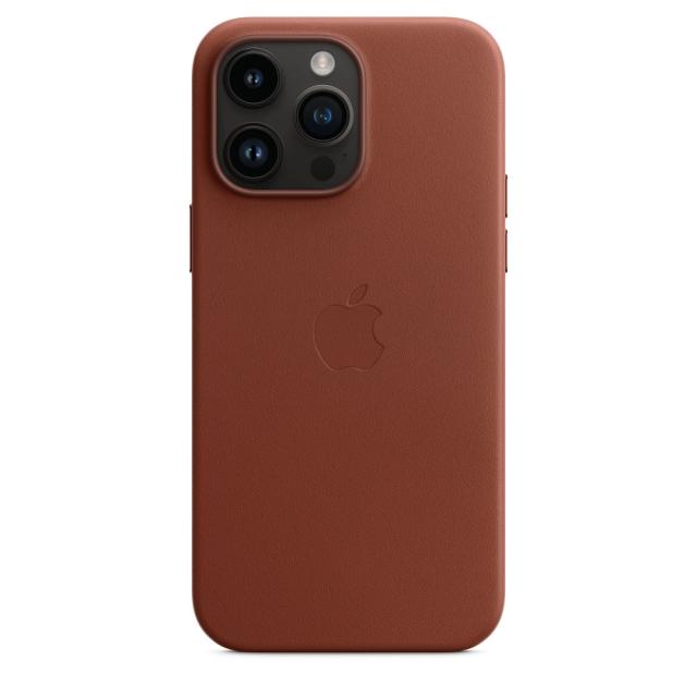 Калъф Apple iPhone 14 Pro Max Leather Case with MagSafe - Umber
