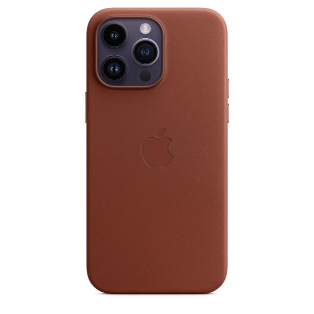 Калъф Apple iPhone 14 Pro Max Leather Case with MagSafe - Umber