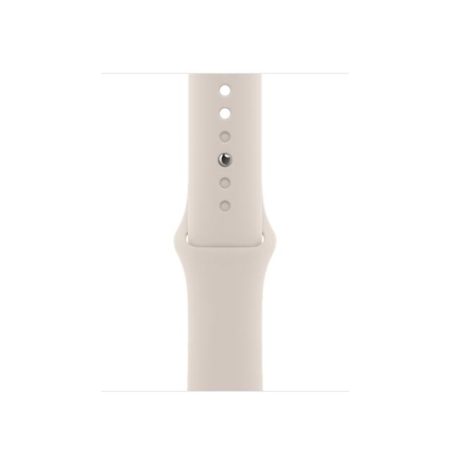 Часовник Apple Watch Series 7 GPS + Cellular, 41mm Starlight Aluminium Case with Starlight Sport Band - Regular