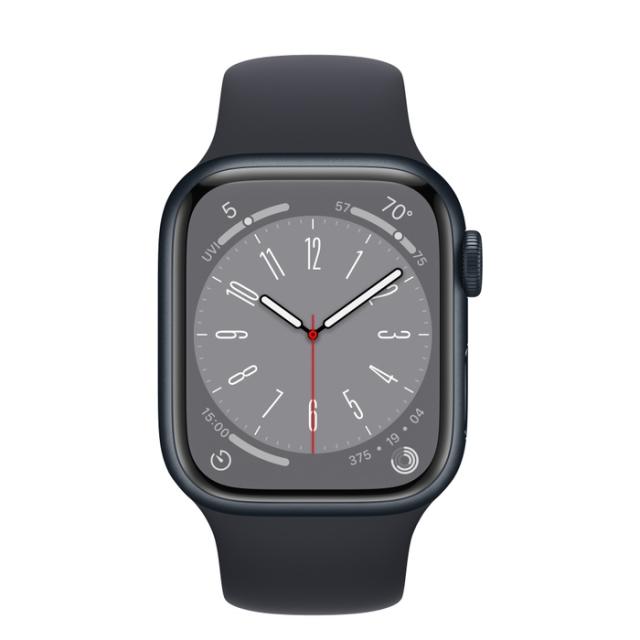 Часовник Apple Watch Series 8 GPS + Cellular 41mm Midnight Aluminium Case with Midnight Sport Band - Regular