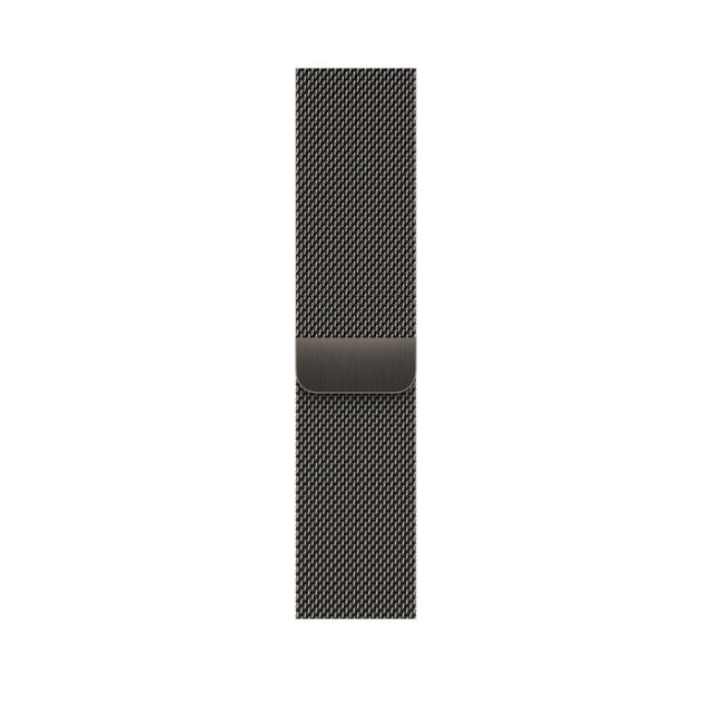 Часовник Apple Watch Series 8 GPS + Cellular 45mm Graphite Stainless Steel Case with Graphite Milanese Loop