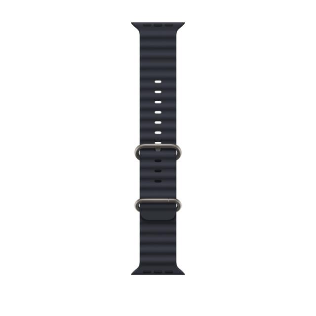 Часовник Apple Watch Ultra GPS + Cellular, 49mm Titanium Case with Midnight Ocean Band