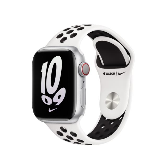 Каишка за часовник Apple Watch 41mm Summit White/Black Nike Sport Band