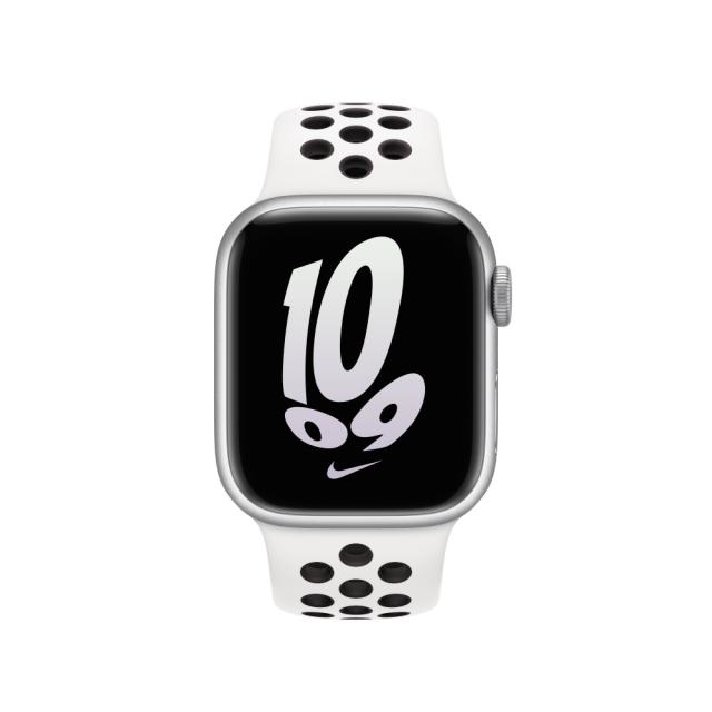 Каишка за часовник Apple Watch 41mm Summit White/Black Nike Sport Band