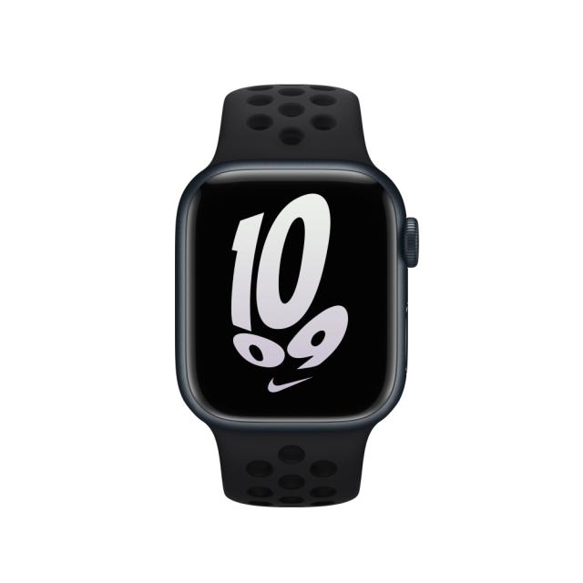 Каишка за часовник Apple Watch 41mm Black/Black Nike Sport Band