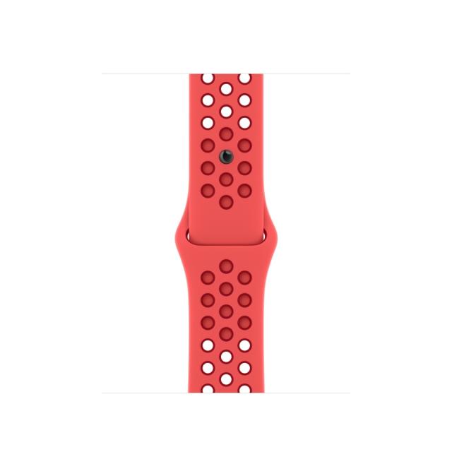 Каишка за часовник Apple Watch 41mm Bright Crimson/Gym Red Nike Sport Band