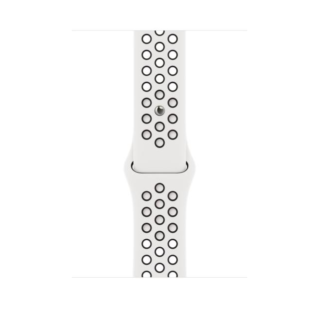 Каишка за часовник Apple Watch 45mm Summit White/Black Nike Sport Band
