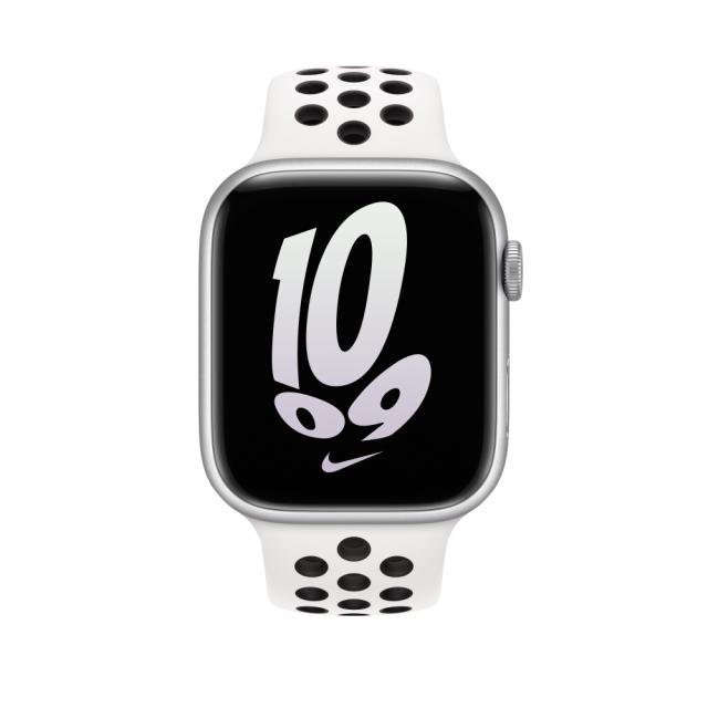Каишка за часовник Apple Watch 45mm Summit White/Black Nike Sport Band