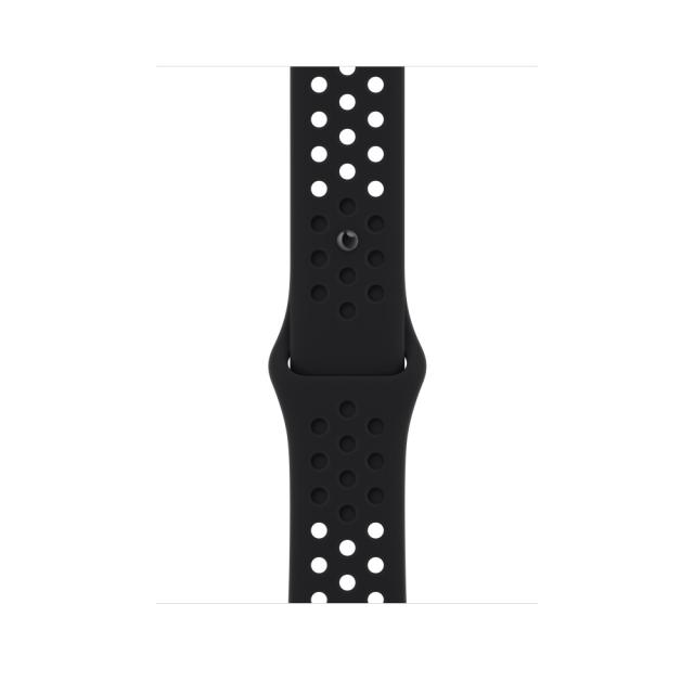 Каишка за часовник Apple Watch 45mm Black/Black Nike Sport Band