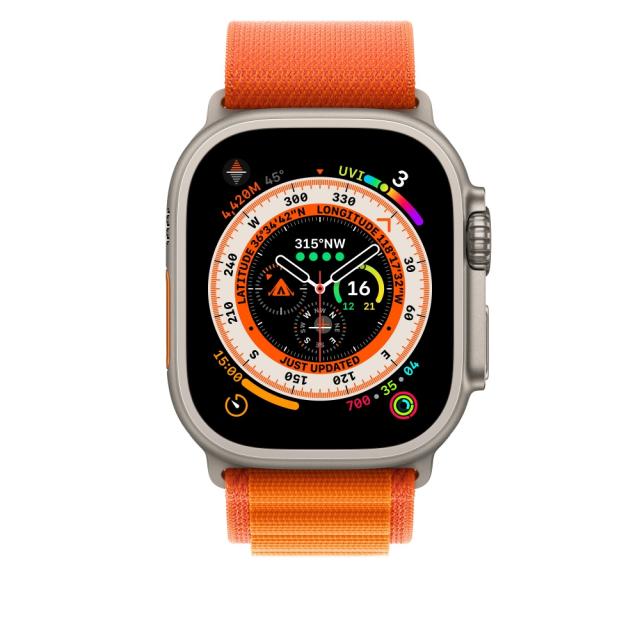 Каишка за часовник Apple Watch 49mm Orange Alpine Loop - Small
