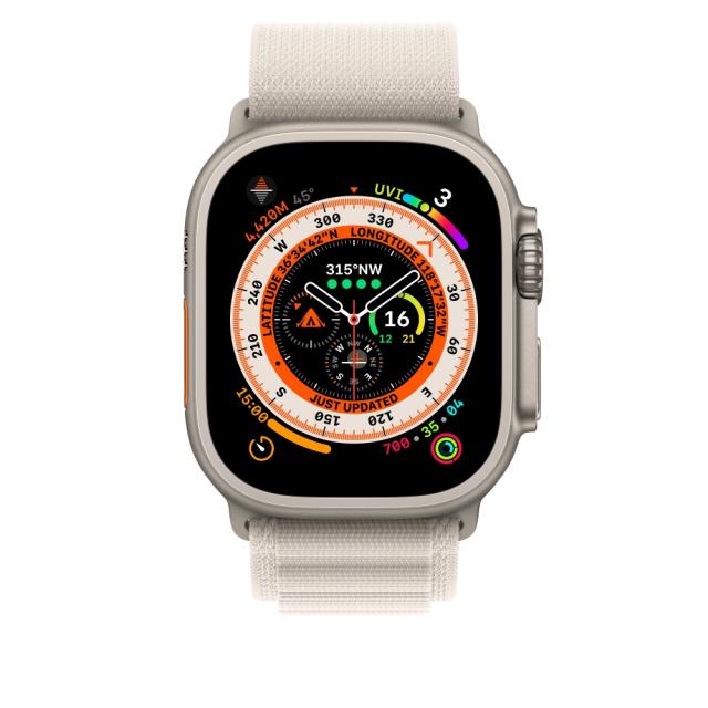 Каишка за часовник Apple Watch 49mm Starlight Alpine Loop - Small