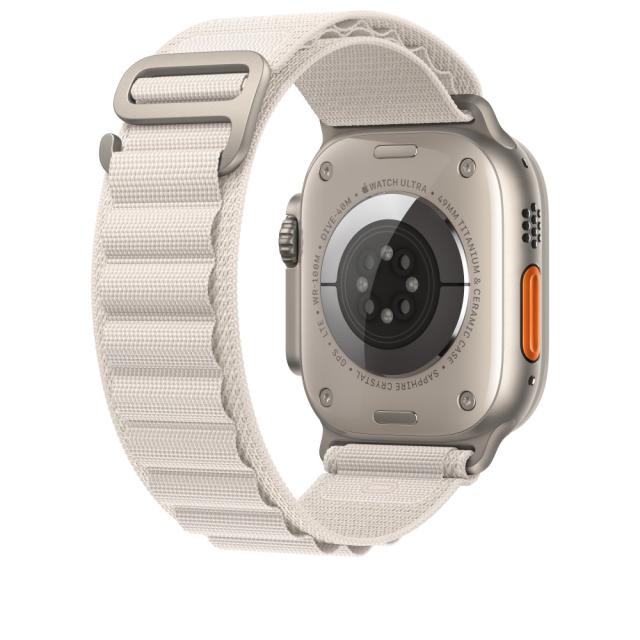 Каишка за часовник Apple Watch 49mm Starlight Alpine Loop - Small