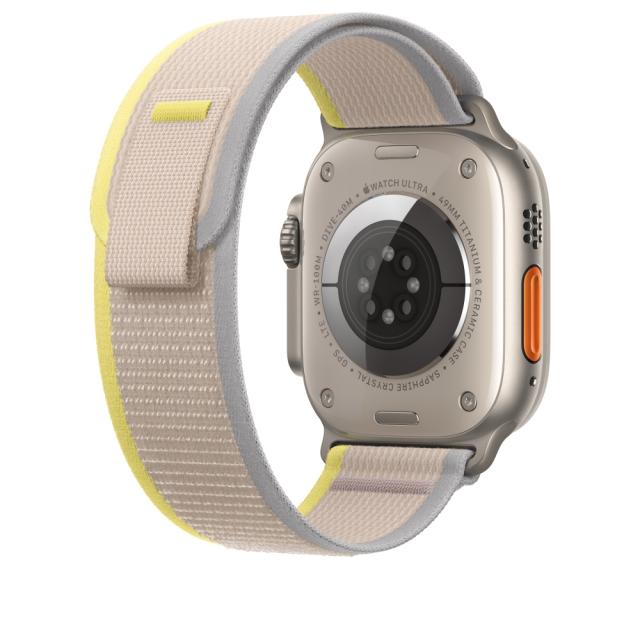 Каишка за часовник Apple Watch 49mm Yellow/Beige Trail Loop - S/M