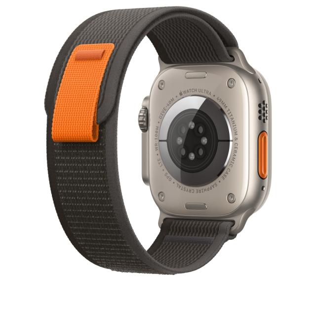 Каишка за часовник Apple Watch 49mm Black/Gray Trail Loop - S/M