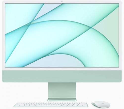 Настолен компютър - всичко в едно Apple 24-inch iMac with Retina 4.5K display: Apple M1 chip with 8-core CPU and 7-core GPU, 256GB - Green