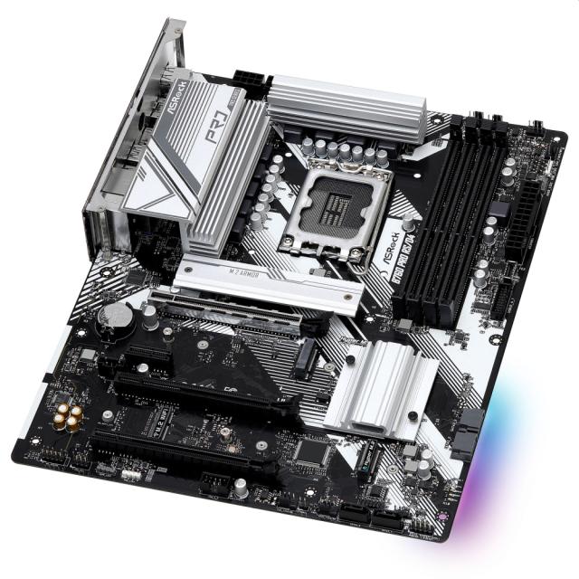 Дънна платка ASRock B760 Pro RS, B760, LGA1700, DDR5, PCIe 5.0, 3x M.2, 4x SATA 6Gb/s, HDMI, DP, eDP, ATX