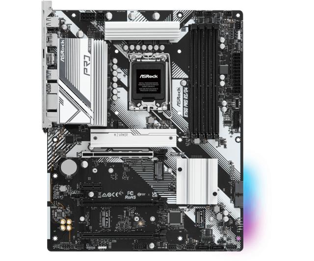 Дънна платка Asrock B760 PRO RS/D4, B760, LGA1700, DDR4,, 4x SATA3 6.0, 1x Hyper M.2, 1 x USB 3.2 Gen1 Type-C, HDMI, DP ATX