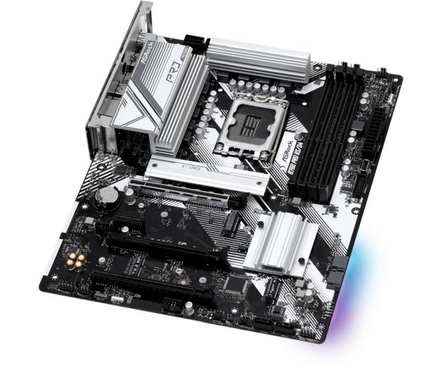 Дънна платка Asrock B760 PRO RS/D4, B760, LGA1700, DDR4,, 4x SATA3 6.0, 1x Hyper M.2, 1 x USB 3.2 Gen1 Type-C, HDMI, DP ATX