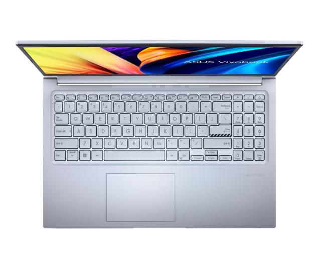 Лаптоп Asus VivoBook X1502ZA-BQ522, (10-ядрен) Intel I5-1235U (12M Cache, up to 4.4 GHz), 15.6" FHD(1920x1080), DDR4 16GB( 8 ON BD.),512G PCIEG3 SSD, Without OS, Icelight Silver