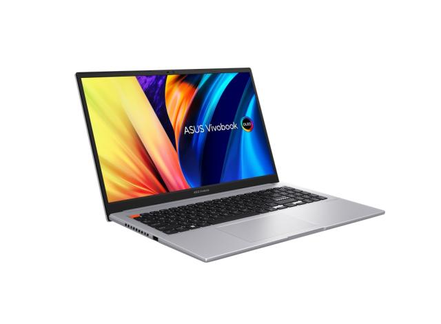 Лаптоп Asus Vivobook S OLED M3502QA-OLED-MA522W, AMD Ryzen 5 5600H 3.3 GHz(16M Cache, up to 4.3GHz) 15.6" OLED (2880X1620) GL, 120 Hz, 550nits,16GB DDR4 (8ON BD.),512G PCIEG3 SSD,AMD Radeon GraphicWindows 11,Backlit Kbd.,Neutral Grey