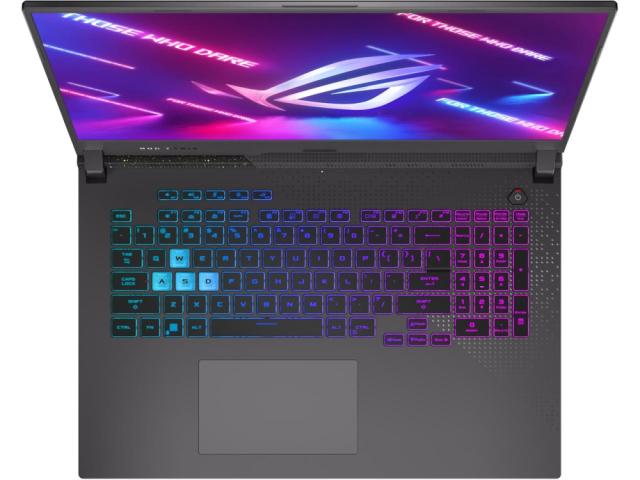 Лаптоп Asus ROG Strix G17 G713RW-LL070W, AMD Ryzen 9 6900XH., 17.3" WQHD AG (2560 x 1440)240Hz,16GB DDR5 4800MHz (2x8 GB), PCIE 4.0 NVME 1TB M.2 SSD,GeForce RTX 3070 Ti  8GB GDDR6 , WiFi 6, RGB Per-Key Kbd, Windows 11 Home 