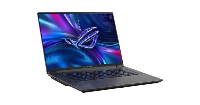 Лаптоп Asus ROG Flow X16 GV601RW-M5054W, AMD Ryzen 9 6900HS  (8-core/16-thread, 16MB cache, up to 4.9 GHz max boost), 16"QHD+ 16:10 (2560 x 1600, WQXGA)165Hz Touch,16GB DDR5 4800( 16GBon bd),1TB PCIE NVME,NVIDIA GeForce RTX 3070 Ti GDDR6 8GB, Windows