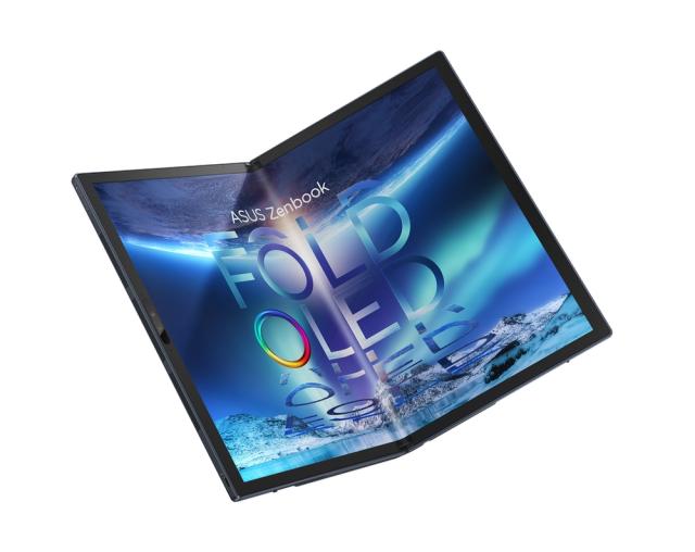 Лаптоп Asus Zenbook Fold OLED UX9702AA-FOLED-MD731X, Intel i7-1250U 1.1 GHz (8-core/12-thread, 12MB cache, up to 4.7 GHz),  17,3" 2560 x 1920 FOLED 4:3 aspect ratio, LPDDR5 16G (ON BD), 1TB PCIEG4 SSD, WiFi 6e, Win 11 Pro, Tech Black