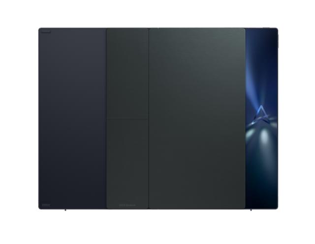 Лаптоп Asus Zenbook Fold OLED UX9702AA-FOLED-MD731X, Intel i7-1250U 1.1 GHz (8-core/12-thread, 12MB cache, up to 4.7 GHz),  17,3" 2560 x 1920 FOLED 4:3 aspect ratio, LPDDR5 16G (ON BD), 1TB PCIEG4 SSD, WiFi 6e, Win 11 Pro, Tech Black