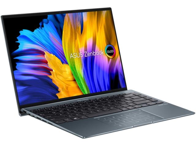 Лаптоп Asus Zenbook X OLED UX5401ZAS-OLED-KN731X, Num Pad, Intel Core i7-12700H/BGA OLED 14" Touch, 2.8K (2880 x 1800)WQ+ BEND GL TP 400NITS(HDR)DCIP3:100% 90HZ, 16GB LPDDR5(ON BD),  PCIEG4 1TB SSD,Windows 11 Pro , Stylus, Zero-G Titanium