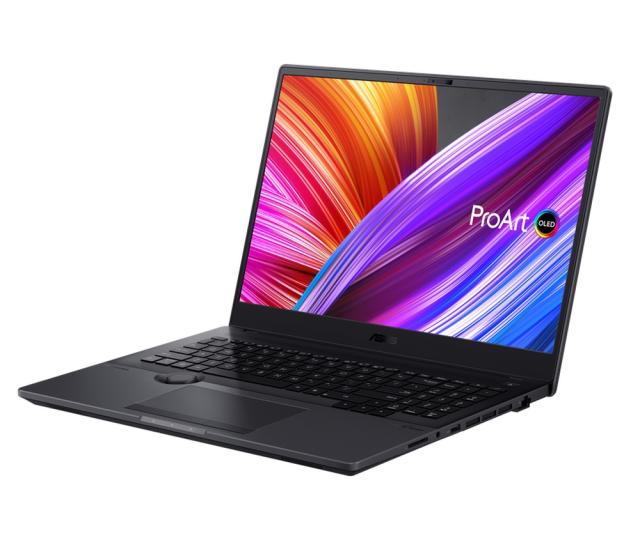 Лаптоп Asus  ProArt Studiobook 16 W5600Q2A-OLED-L951X, AMD R9-5900HX 3.3 GHz (8-core/16-thread, 16MB cache, up to 4.6 GHz max boost), 16" 4K (3840x2400) OLED 16:10,32 GB DDR4 16GB*2, 2TB, NVIDIA RTX A2000 4GB, WiFi 6e, Win 11 Pro, Black