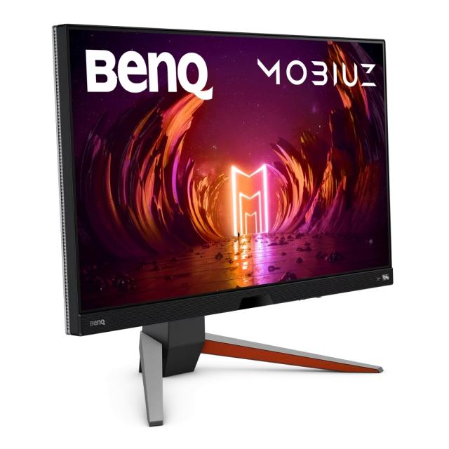 Монитор BenQ MOBIUZ EX270QM 27"IPS, 2K 2560x1440 WQHD,Loc. dimming, 1ms GtG, 240Hz, Fr.SyncPrem.Pro, HDMI2.1 x2, DP1.4 x1, USB, Disp.HDR 600, 98% P3 wide col., treVolo 2.1CH Sp.(2.5Wx2, 5W), Tilt(down/up) -5°- 15°, Swivel(left/right) 15°/15°, H.Adj.,