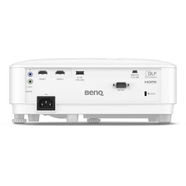 Мултимедиен проектор BenQ TH575, DLP, FHD 1080p, 3800 Lumens, 16ms Low Input Lag Gaming PJ, 10000:1, Zoom 1.1x, Thr. Rat.1.49~1.64, 88% Rec.709,Pict. Modes 3D, Bright, Cinema, Game, Liv.Room, Sports, User1,2, VGA, HDMIx2, USB-A, Audio in/out, Sp.10W,