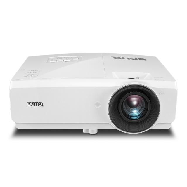 Мултимедиен проектор BenQ SH753+, DLP, 1080p,13000:1,5000 ANSI Lumens, TRatio 1.39-2.09 Zoom Ratio 1.5, 1xVGA,2xHDMI,MHLx1(share HDMI); USB-A(USB Power 5V/1.5A); DC 12V trigger(3.5mm Jack);3D via HDMI; Audio in&out, Audio L/R, RJ45, 2D Keystone, Corn