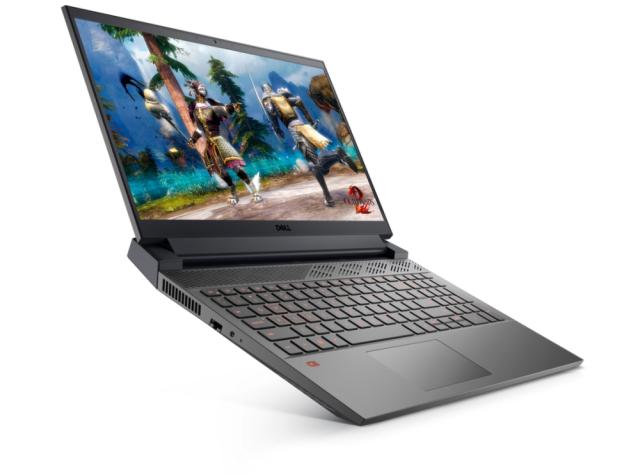 Лаптоп Dell G5 15 5520, Intel Core i7-12700H (14 cores, 24M Cache, up to 4.70 GHz), 15.6" FHD (1920x1080), 120Hz 250 nits WVA AG, HD Cam, 16GB 2x8GB DDR5 4800MHz, 512GB SSD PCIe M.2, GeForce RTX 3050Ti 4GB GDDR6, Wi-Fi 6 AX201, BT, Cam & Mic, Backlit