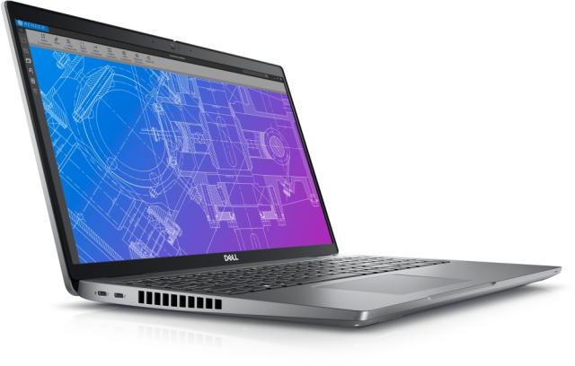 Лаптоп Dell Precision 3570, i7-1255U vPro(2+8 Core, 12 MB Cache, up to to 4.70Ghz), 15.6" FHD (1920x1080) 400 nit, 16 GB, 2 x 8 GB, DDR5, 4800Mhz, 512GB SSD PCIe M.2, NVIDIA T550 4G DDR6, IR Cam and Mic, Wi-Fi 6E+BT 5.2, Win 11Pro