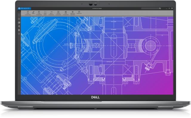 Лаптоп Dell Precision 3570, i7-1255U vPro(2+8 Core, 12 MB Cache, up to to 4.70Ghz), 15.6" FHD (1920x1080) 400 nit, 16 GB, 2 x 8 GB, DDR5, 4800Mhz, 512GB SSD PCIe M.2, NVIDIA T550 4G DDR6, IR Cam and Mic, Wi-Fi 6E+BT 5.2, Win 11Pro