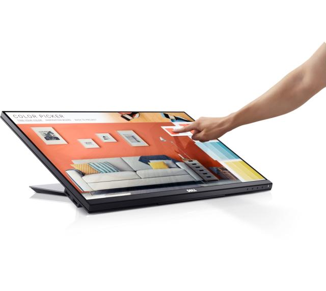 Монитор Dell P2418HT 23.8" Wide LED Anti-Glare Touch, IPS Panel, 6ms, 1000:1, 8000000:1 DCR, 250 cd/m2, 1920x1080 FullHD, VGA, HDMI, DP, USB 3.0, line out, Height Adjustable, Tilt, Swivel, Black