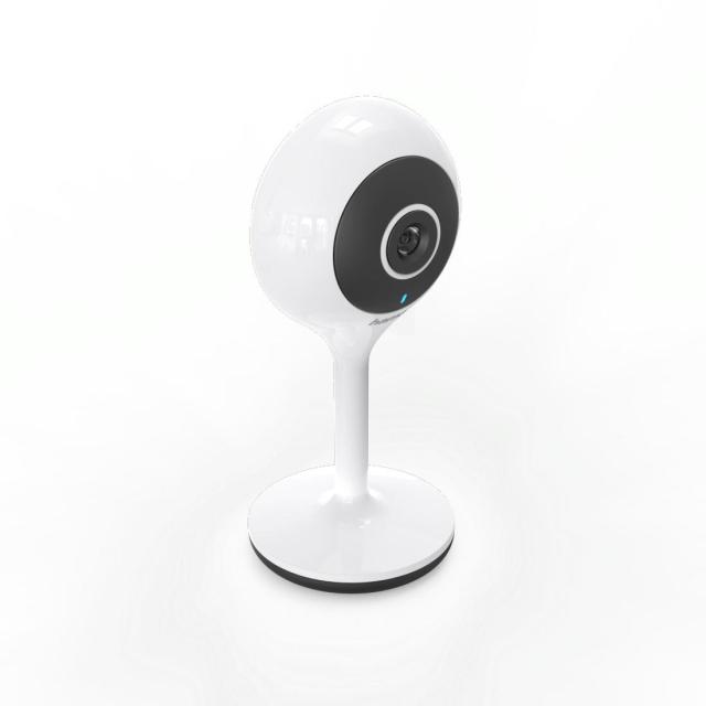 Камера за наблюдение HAMA, 1080p WiFi, сензор за движение, нощно наблюдение, Бяла