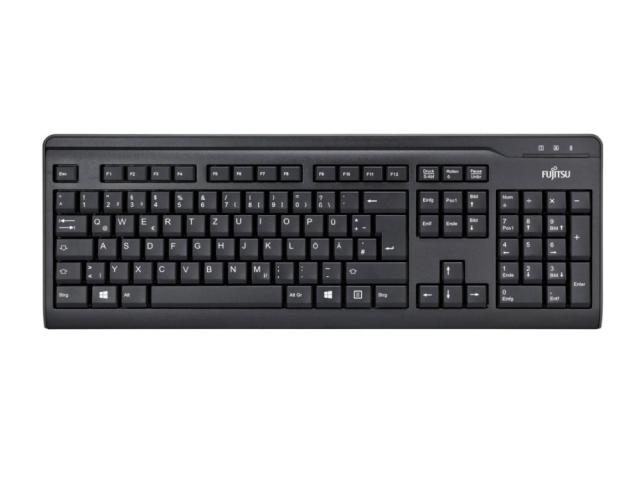 Клавиатура Fujitsu KB410 USB, Черна