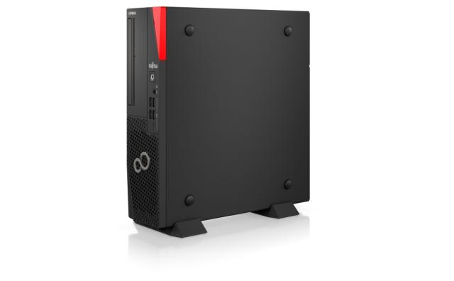 Настолен компютър Fujitsu ESPRIMO D6012, Intel Core i3-12100, 1x8GB DDR4, SSD PCIe 256GB M.2 NVMe SED (Gen4), DVD SuperMulti, Country kit (EU+), Power supply Gold 280W, Optical USB mouse black, Win11 Pro