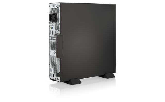 Настолен компютър Fujitsu ESPRIMO D6012, Intel Core i3-12100, 1x8GB DDR4, SSD PCIe 256GB M.2 NVMe SED (Gen4), DVD SuperMulti, Country kit (EU+), Power supply Gold 280W, Optical USB mouse black, Win11 Pro