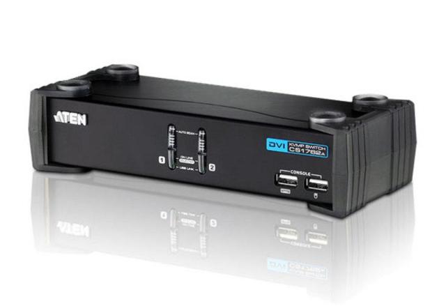 KVMP превключвател, ATEN CS1762A-AT, 2-портов, USB, DVI, Audio