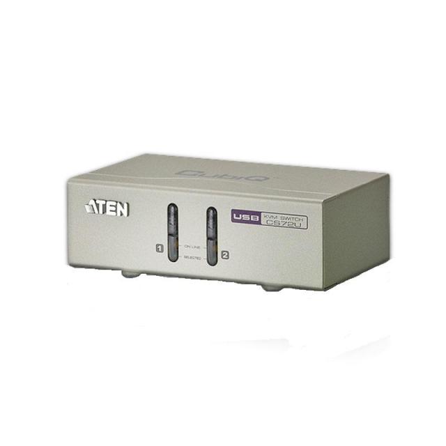 KVMP превключвател, ATEN CS72U, 2-портов, USB, VGA, Audio