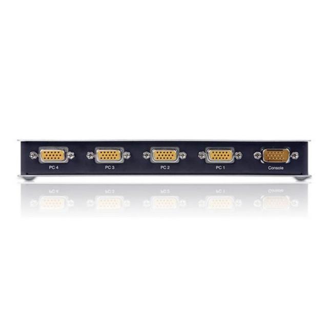 KVM превключвател ATEN CS74E, Slim, 4-портов, PS/2, VGA