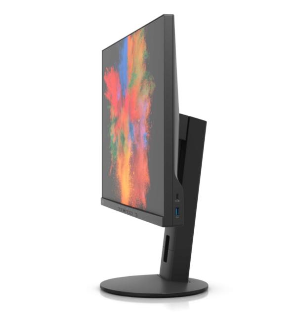 Монитор Fujitsu DISPLAY P2410 WS Wide 24", LED, PL, IPS, 5ms, 1000:1, 300cd/m2, 1920x1200 16:10, DP(Daisy Chain), DP, HDMI, 4xUSB, USB-C, LAN, 6-in-1 stand, Sp.2x2W, Heig adj.150mm, Rot. 90°,Tilt, Sw.angle 345°, Black+Fujitsu Wireless KB Mouse Set LX