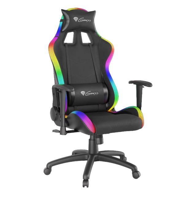 Стол Genesis Gaming Chair Trit 500 RGB Black_ Powerbank Trevi Copact 5000MAh 2xUSB A + 1xUSB C Black