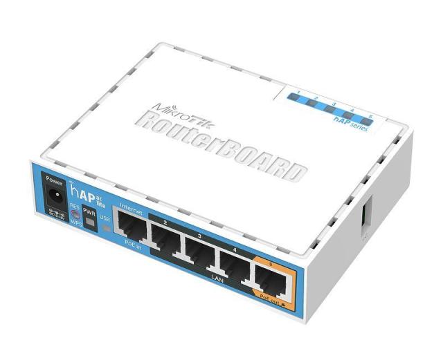 Безжичен Access point MiKrotik RB952Ui-5ac2nD, 5 x 10/100 Mbps, USB 2.0, PoE, Бял